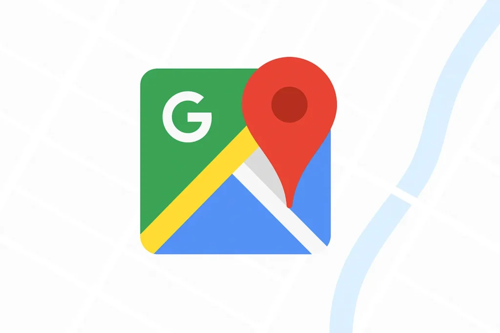 Add your school to Google Maps using Google Business Profile. Google Maps location icon representing Google Business Profile setup.
